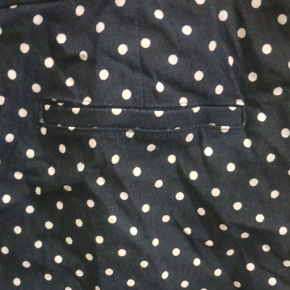Charter Club Navy Polka Dot Capris - Picture 7 of 9